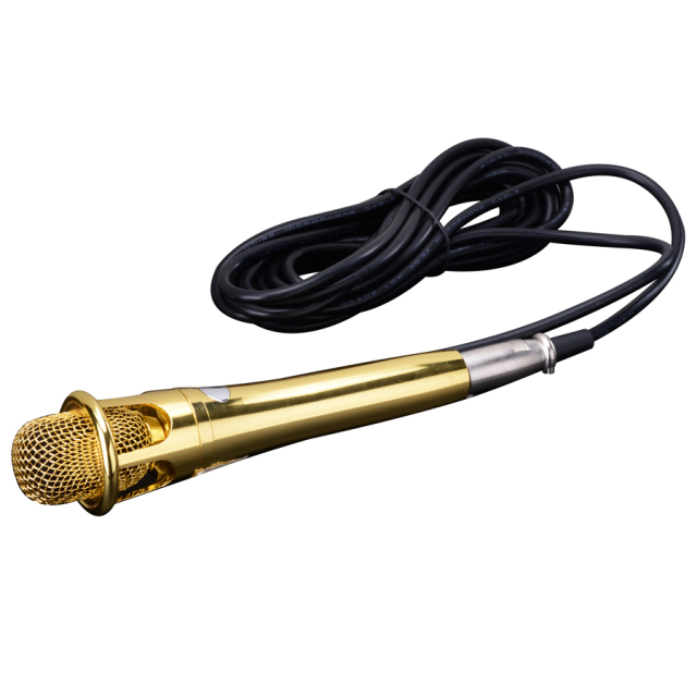 Professional Handheld Portable Conference Room Magic Sing Karaoke Cable Microphone with 6.5mm Interface