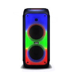 Double 8 inch 10 inch portable mobile 40W 60W RGB light Hi-fi sound system professional sound box
