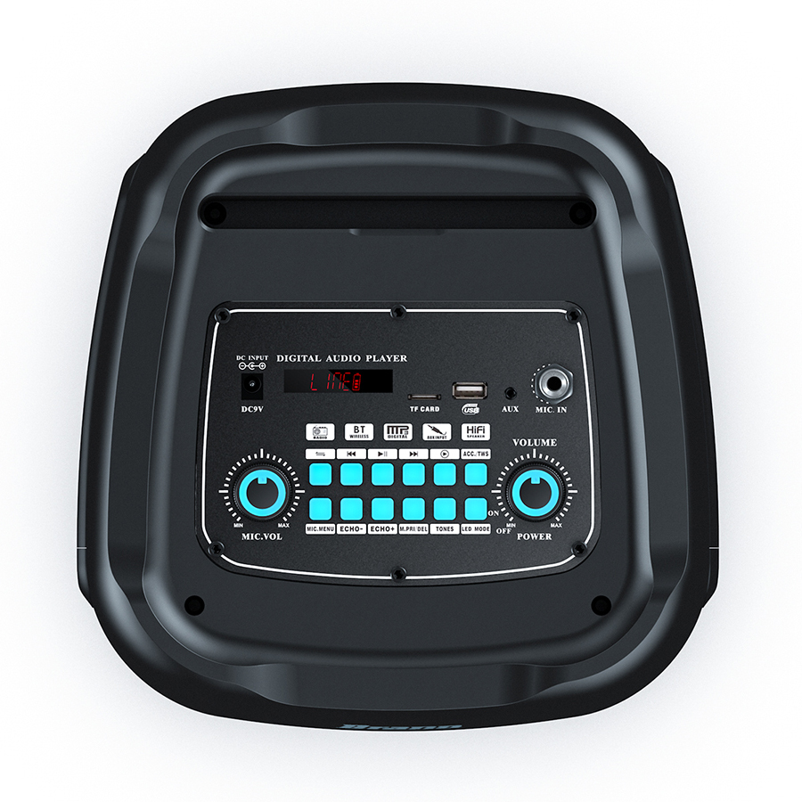 Professional audio equipment wireless karaoke speaker with mic and bluetooth