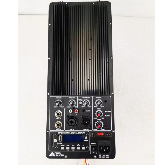 Custom 600W 15 inch professional audio pa speakers with build in amplifier