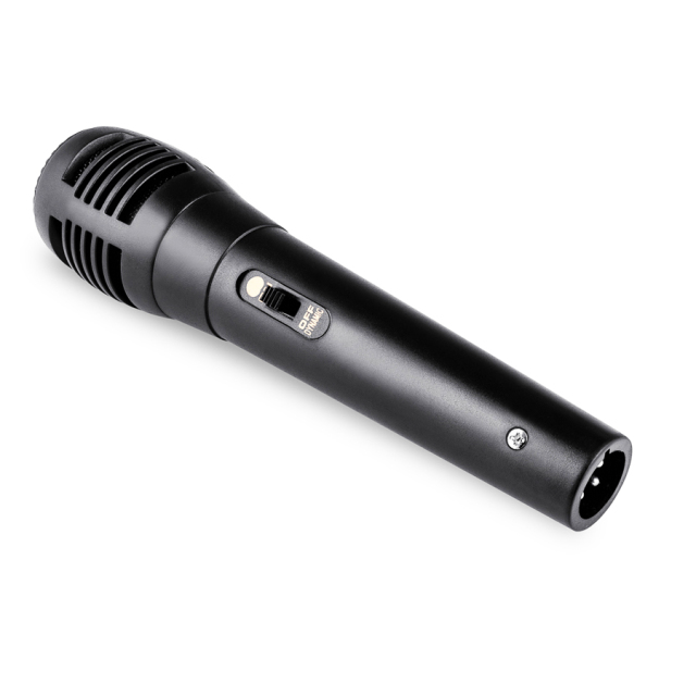 3.5mm extension cable with microphone metal material karaoke black handheld cord microphone