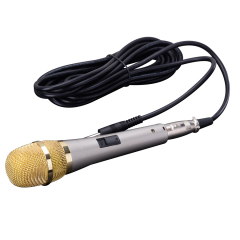 Professional Handheld Portable Conference Room Magic Sing Karaoke Cable Microphone with 6.5mm Interface
