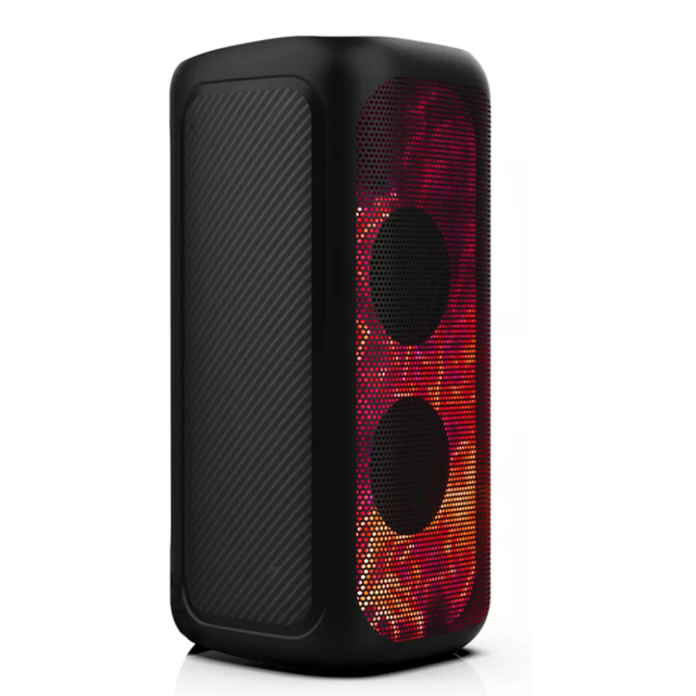 Double 8 inch 10 inch portable mobile 40W 60W RGB light Hi-fi sound system professional sound box