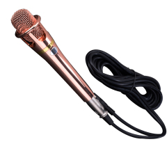 Professional Handheld Portable Conference Room Magic Sing Karaoke Cable Microphone with 6.5mm Interface
