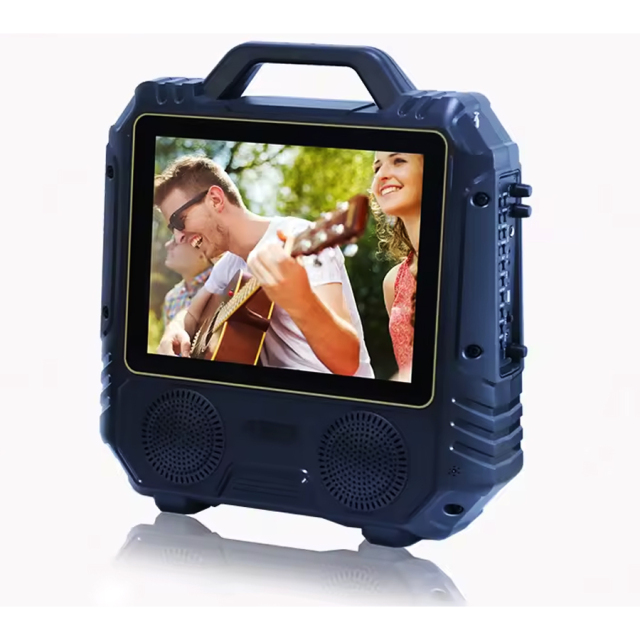 Longwind Youtube player wifi bluetooth 5 inch mp4 speaker box