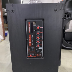 Portable 8 inch outdoor wireless speaker box with disco ball