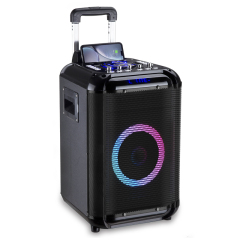 Outdoor trolley sound box speaker with phone charging function