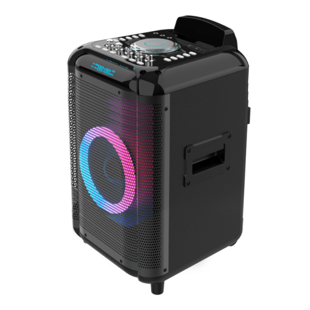 Outdoor trolley sound box speaker with phone charging function