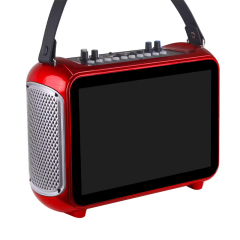 5 inch touch screen wifi karaoke speaker with latest android system
