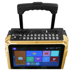 8 inch trolley wifi smart video speaker with 14.1 inch touch screen