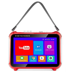 5 inch touch screen wifi karaoke speaker with latest android system