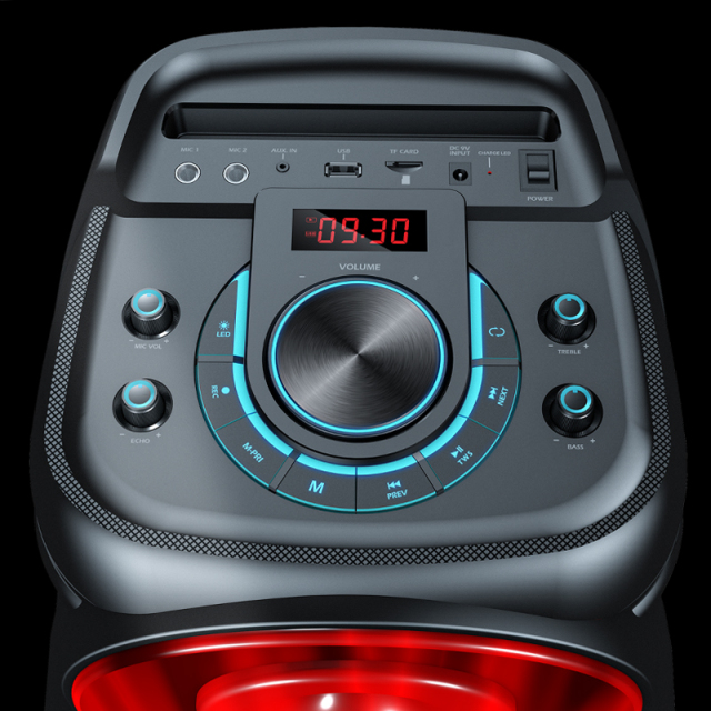 12 inch big bass outdoor portable wireless bluetooth PA speakers high quality loud