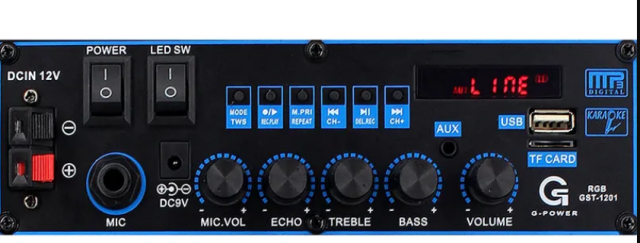 Sound audio portable party trolley subwoofer music speaker