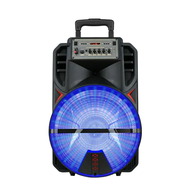 Professional 8" powered outdoor rechargeable active party stage speaker