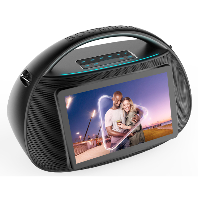 Karaoke speaker system professional audio video with 12.1 inch touch screen