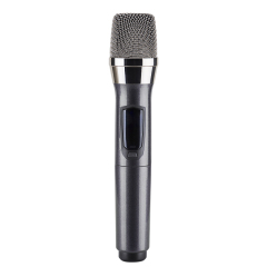 Rechargeable handheld wireless UHF microphone