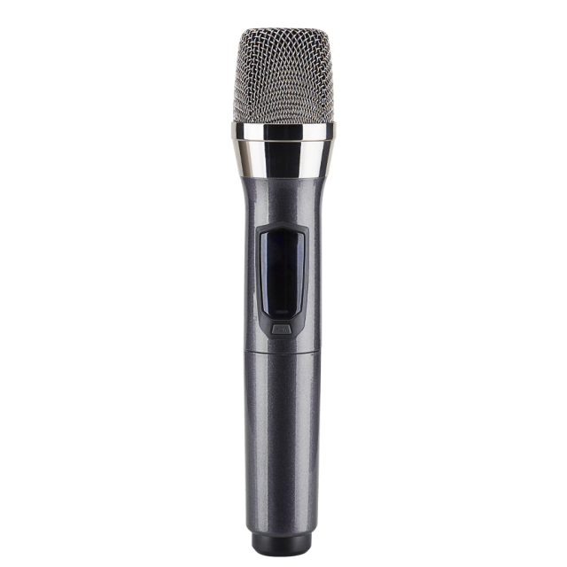 Rechargeable handheld wireless UHF microphone