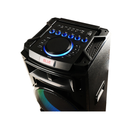 AUX in RMS 80W Karaoke bluetooth mp3 player speaker