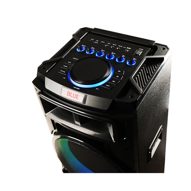 AUX in RMS 80W Karaoke bluetooth mp3 player speaker