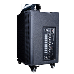 Wifi karaoke machine trolley speaker with touch screen