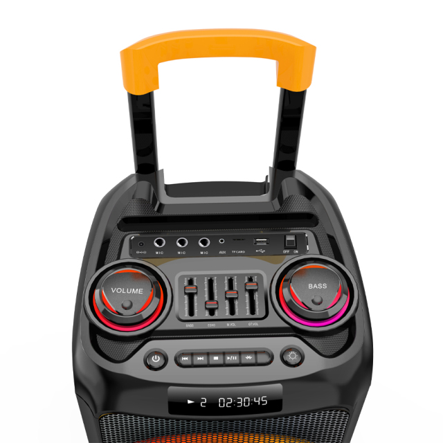 Bluetooth USB AUX in party speaker with trolley