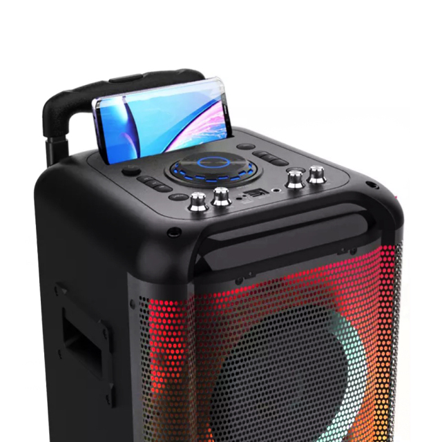 Portable outdoor party box wireless bluetooth speakers