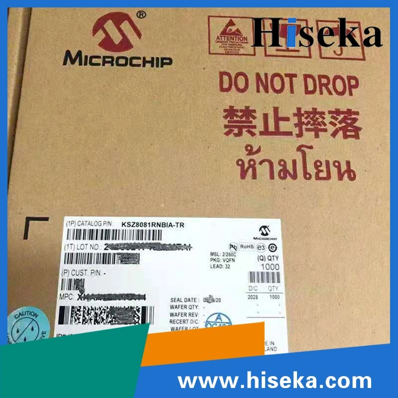 KSZ9031RNXIC-TR  -  	 Microchip Technology -  	 IC TRANSCEIVER FULL 4/4 48QFN
