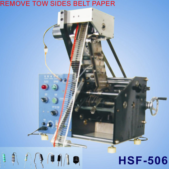 MM00022 506 Belt Taped Packing Resistor Cutting Forming Machine Automatic Diode Axial Lead Cutting Forming Machine Big Size 15mm Two Sides Untape