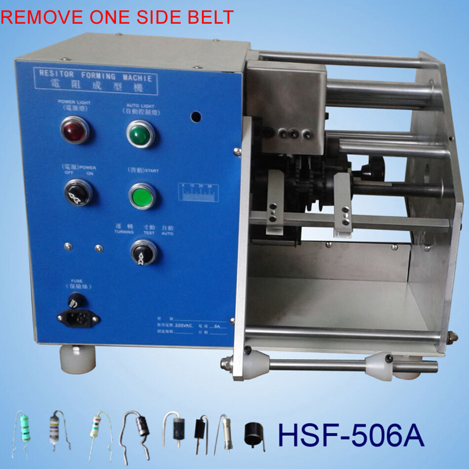 MM00021 506A Belt Taped Packing Resistor Cutting Forming Machine Automatic Diode Axial Lead Cutting Forming Machine Big Size 15mm Single Untape