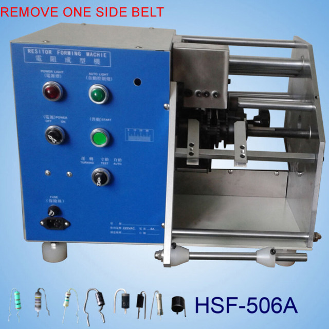MM00021 506A Belt Taped Packing Resistor Cutting Forming Machine Automatic Diode Axial Lead Cutting Forming Machine Big Size 15mm Single Untape