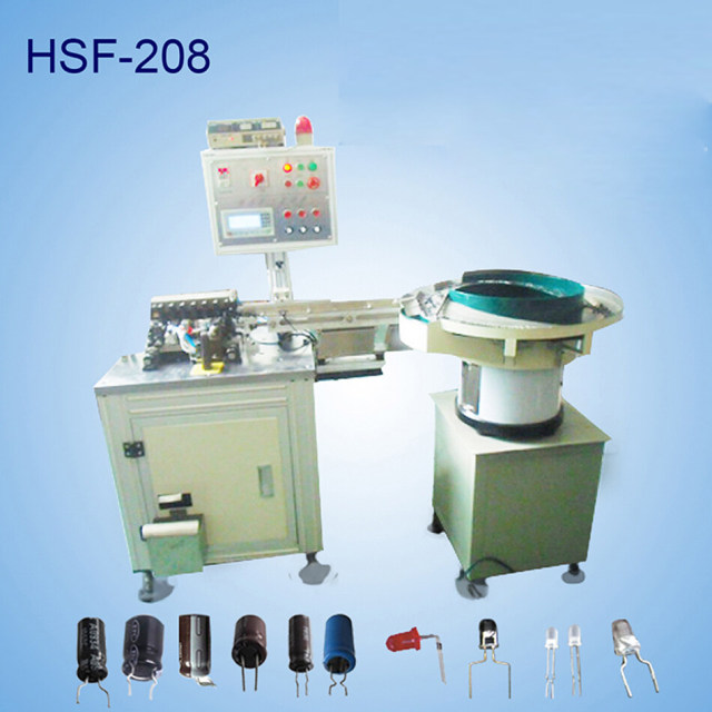 MM00031/MM00032 208 Model Bulk Packing Automatic Capacitor Lead Cutting Machine Radial Lead Forming Bending 90 Degree Machine