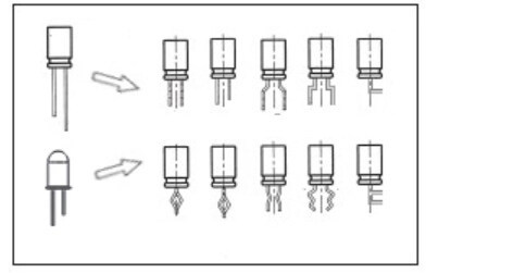 MM00031/MM00032 208 Model Bulk Packing Automatic Capacitor Lead Cutting Machine Radial Lead Forming Bending 90 Degree Machine