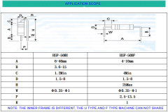 MM00014/MM00015 500 Model Manual Belt Taped Resistor Cutting Forming Machine U or F shape Belt Taped Resistor Molding Machine