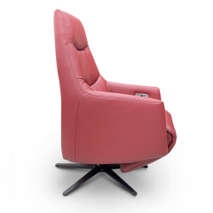 Contact surface cowhide fabric comfortable double mute motor electric leisure chair, small multi-functional sofa recliner for home
