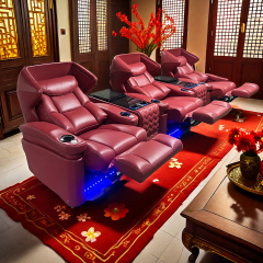 180 degree lie down 180 degree rotate cinema room luxury airplane toy mini 4g wireless wifi camera electric recliner sofa
