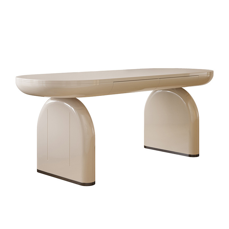 Italian electric lifting desk modern light luxury home boss desk abnormity high-end designer computer desk