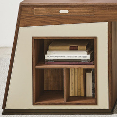 Italian minimalist desk light luxury high sense study home office workbench Designer hanging computer desk