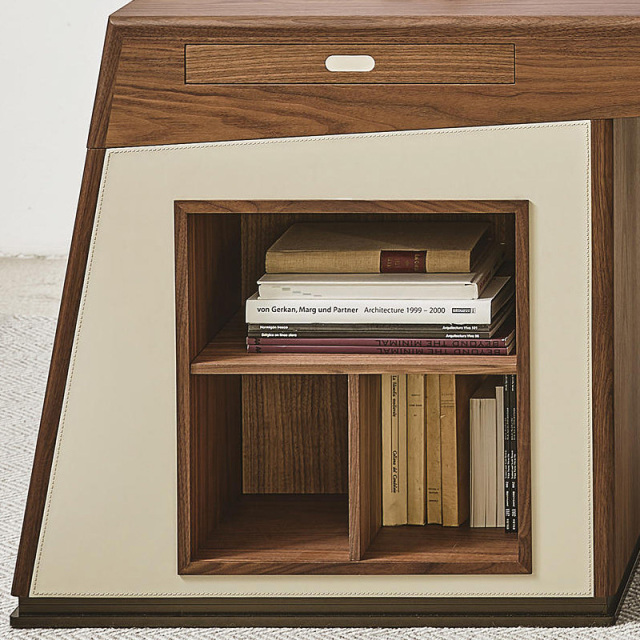 Italian minimalist desk light luxury high sense study home office workbench Designer hanging computer desk