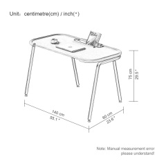 Italian minimalist desk Small apartment living room bedroom home study computer desk modern simple solid wood desk