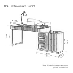 Light luxury corner desk home study telescopic computer desk small unit Nordic simple modern desk desk