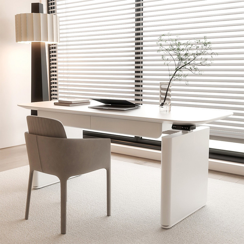Multi-functional electric lifting desk students home light luxury modern large size bedroom double computer desk side by side