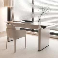 Multi-functional electric lifting desk students home light luxury modern large size bedroom double computer desk side by side
