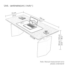 Rock board electric lift desk Desktop computer desk intelligent learning book desk Home desk esports table