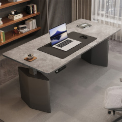 Rock board electric lift desk Desktop computer desk intelligent learning book desk Home desk esports table