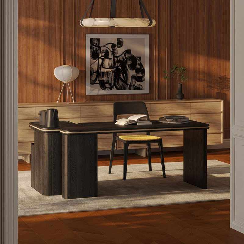 Table tea table two in one desk integrated dual purpose tea table light luxury modern senior sense balcony tea table and chair combination