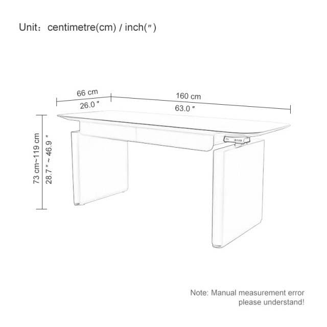 Multi-functional electric lifting desk students home light luxury modern large size bedroom double computer desk side by side