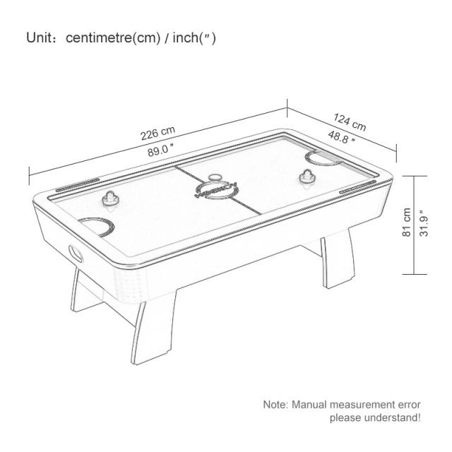 Standard scoring two-player ice hockey machine Adult children table ice hockey charging hover game table ice hockey table dining table