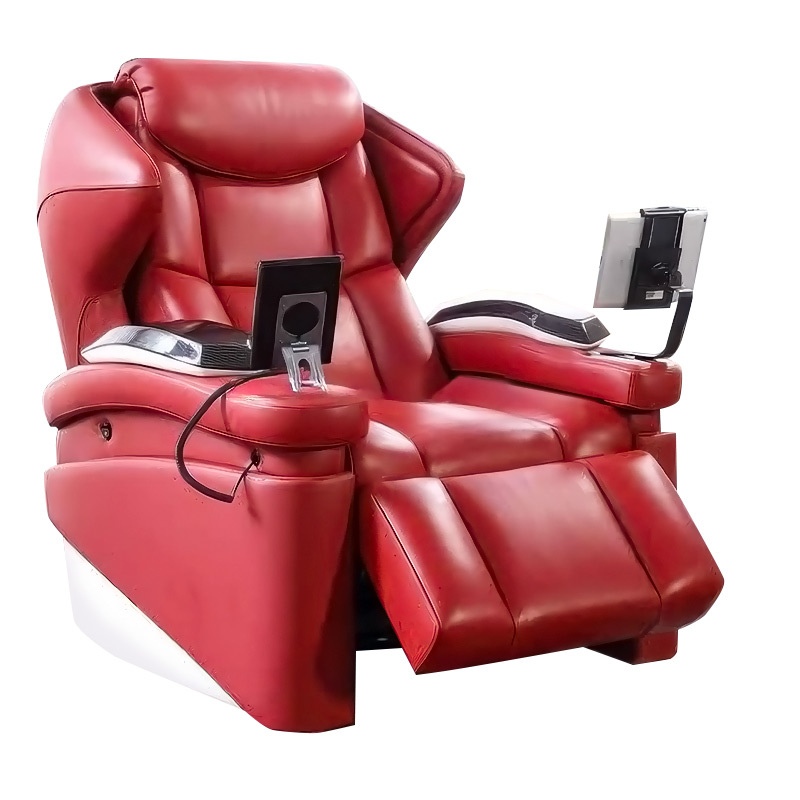 180 degree lie down 180 degree rotate cinema room luxury airplane toy mini 4g wireless wifi camera electric recliner sofa
