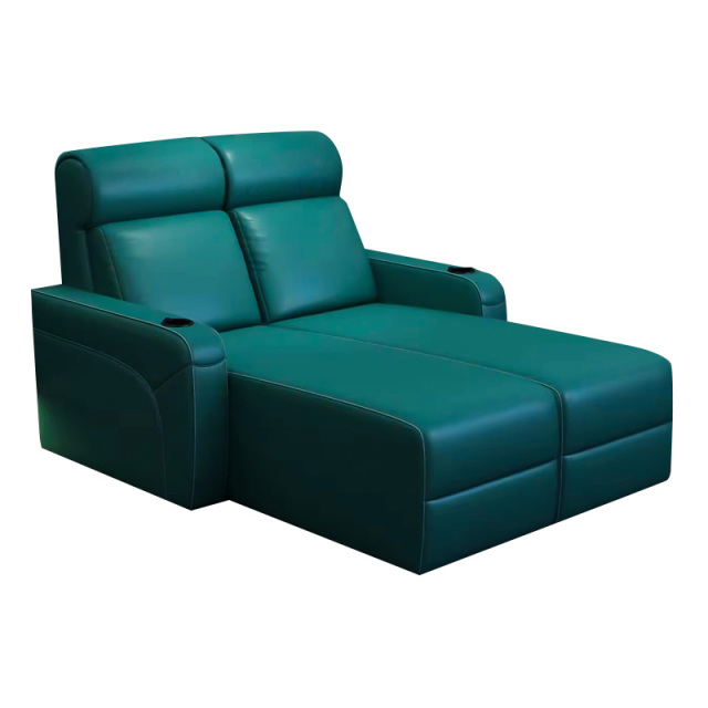 VIP home cinema sofa leather theater seats new model daybed electric recliner chair movie room seating modern private furniture
