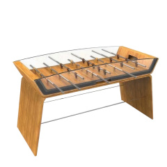 Newly designed transparent football machine table foot game table eight bar standard adult board game home party house game room
